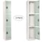 Adiroffice 12 in W, 12 in D, 72 in H, Steel ADI629-203-MGRN-PKG-2 - alternate 1